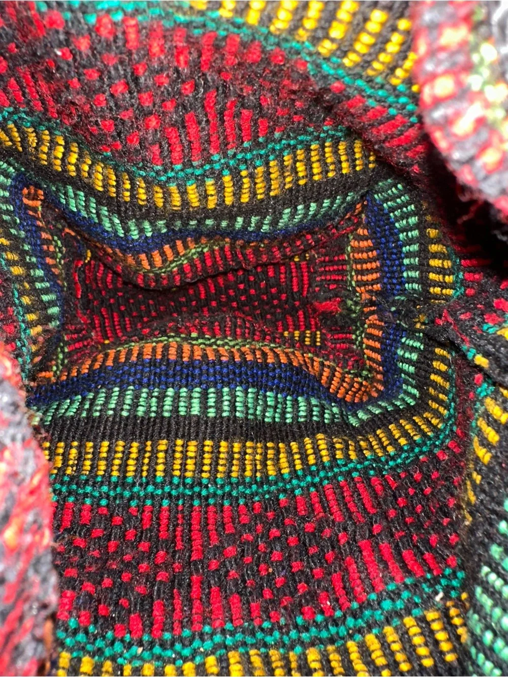 Handwoven Multicolor Boho Mini Backpack
